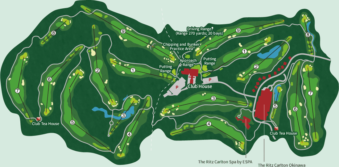 Kissena Park Golf Course Map